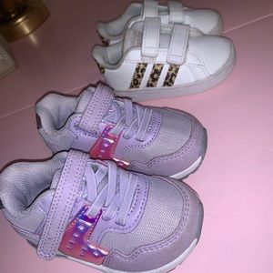 Adidas and cat and jack toddler shoes
